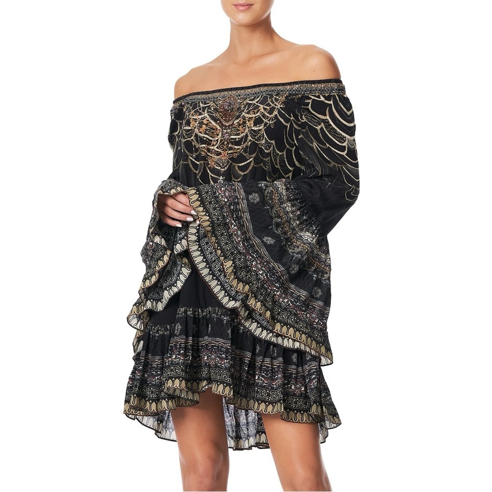 Camilla A Line Frill Dress - Picture 2 of 8